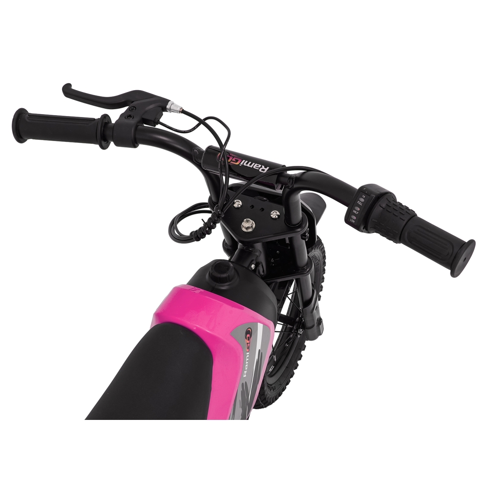 Elektrinis motociklas SHARK, Pink-Elektromobiliai vaikams, Motociklai-e-vaikas