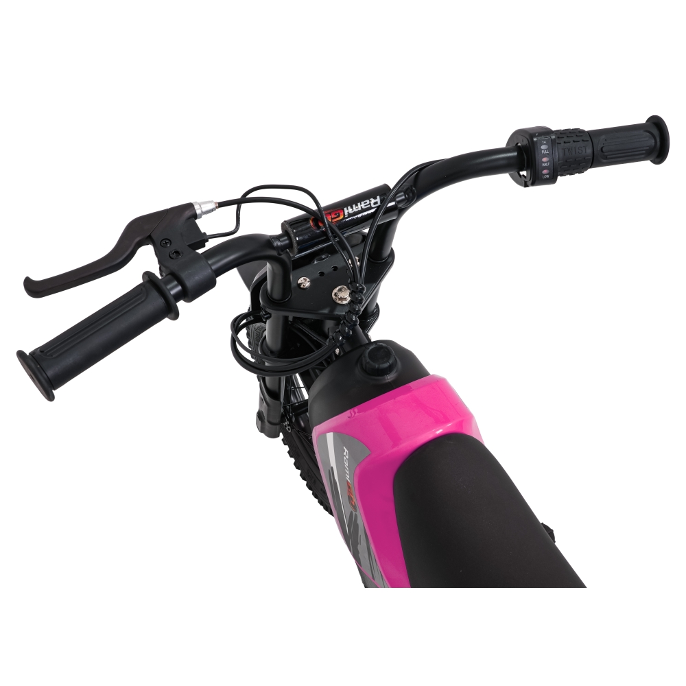 Elektrinis motociklas SHARK, Pink-Elektromobiliai vaikams, Motociklai-e-vaikas