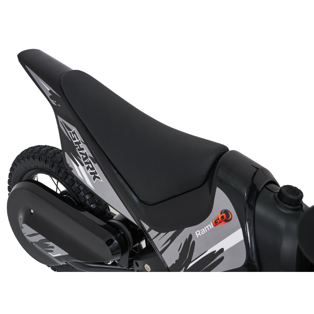 Elektrinis motociklas SHARK, Black-Elektromobiliai vaikams, Motociklai-e-vaikas
