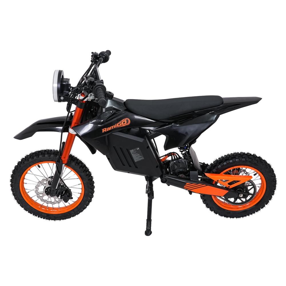 Elektrinis motociklas E-RIDER X, Black-Elektromobiliai vaikams, Motociklai-e-vaikas