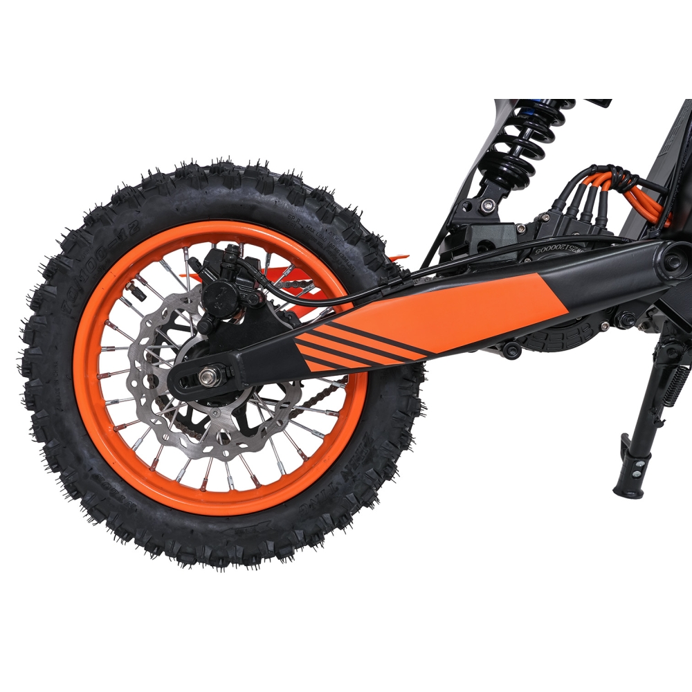 Elektrinis motociklas E-RIDER X, Black-Elektromobiliai vaikams, Motociklai-e-vaikas