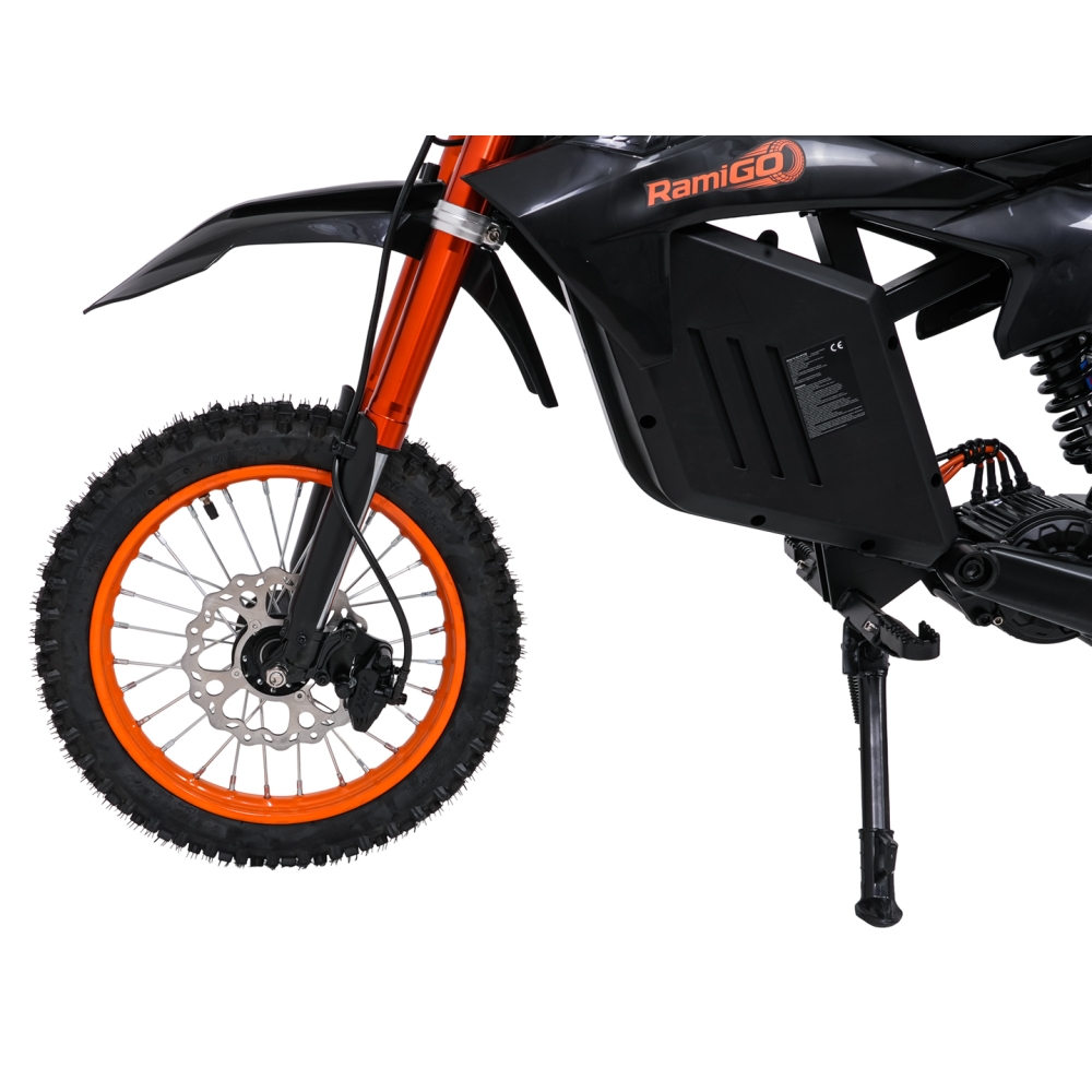 Elektrinis motociklas E-RIDER X, Black-Elektromobiliai vaikams, Motociklai-e-vaikas