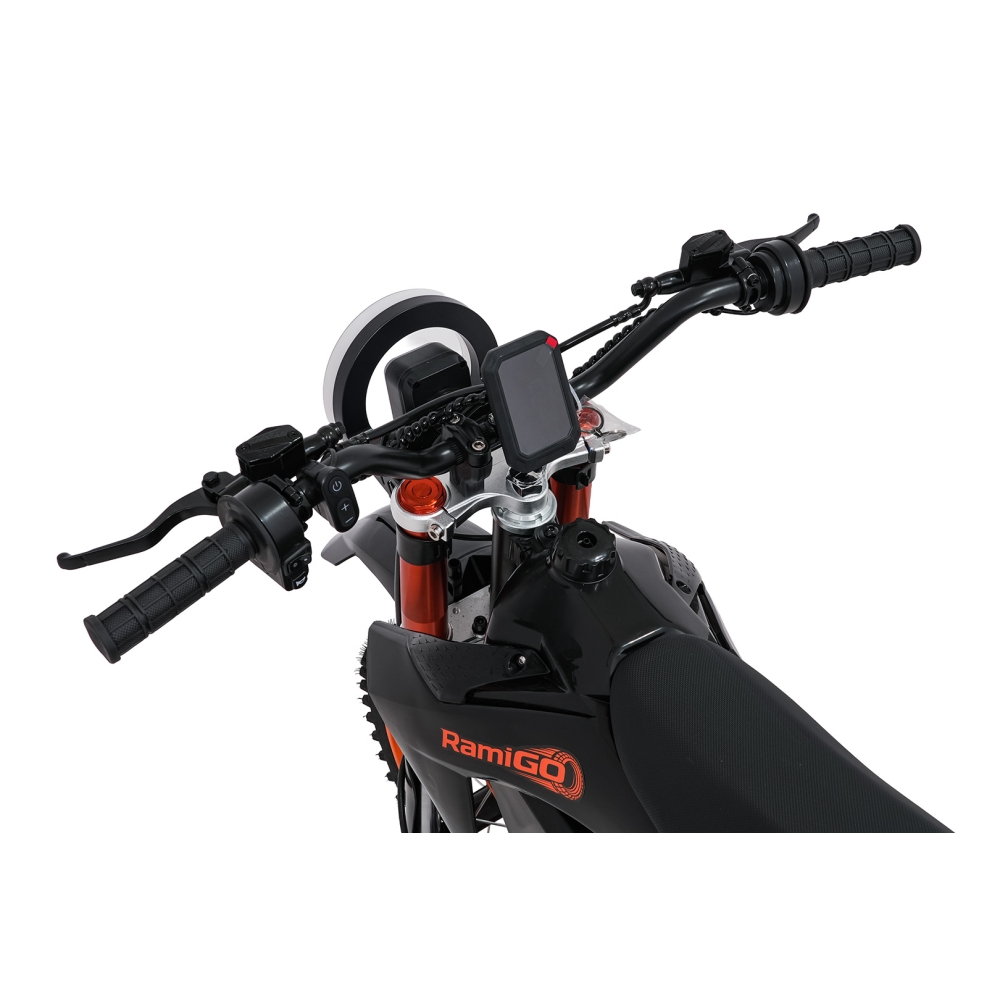 Elektrinis motociklas E-RIDER X, Black-Elektromobiliai vaikams, Motociklai-e-vaikas