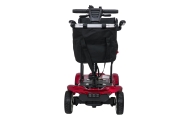 Keturratis elektrinis motoroleris vyresnio amžiaus žmonėms „EasyGo“, raudonas