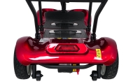 Keturratis elektrinis motoroleris vyresnio amžiaus žmonėms „EasyGo“, raudonas