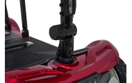 Keturratis elektrinis motoroleris vyresnio amžiaus žmonėms „EasyGo“, raudonas