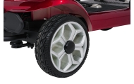 Keturratis elektrinis motoroleris vyresnio amžiaus žmonėms „EasyGo“, raudonas