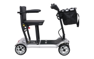 Keturratis elektrinis motoroleris vyresnio amžiaus žmonėms „EasyGo“, pilkos spalvos