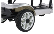 Keturratis elektrinis motoroleris vyresnio amžiaus žmonėms „EasyGo“, pilkos spalvos-Namai, laisvalaikis, turizmas, Namų apyvokos