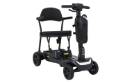 Keturratis elektrinis motoroleris vyresnio amžiaus žmonėms „SeniorStar“, juodos spalvos-Namai, laisvalaikis, turizmas, Namų apyv