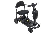 Keturratis elektrinis motoroleris vyresnio amžiaus žmonėms „SeniorStar“, juodos spalvos-Namai, laisvalaikis, turizmas, Namų apyv