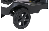 Keturratis elektrinis motoroleris vyresnio amžiaus žmonėms „SeniorStar“, juodos spalvos-Namai, laisvalaikis, turizmas, Namų apyv