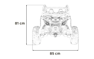 Elektrinis Buggy Maverick Turbo RR, mėlynai pilki ratai-Elektromobiliai vaikams, Keturračiai ir bagiai-e-vaikas