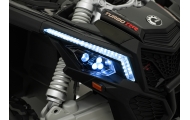 Pojazd Buggy Maverick Turbo RR Koła Niebiesko-Szary