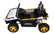 Elektrinis Buggy UTV SPEED, White-Elektromobiliai vaikams, Keturračiai ir bagiai-e-vaikas