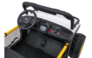 Elektrinis Buggy UTV SPEED, White-Elektromobiliai vaikams, Keturračiai ir bagiai-e-vaikas