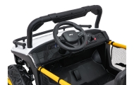 Elektrinis Buggy UTV SPEED, White-Elektromobiliai vaikams, Keturračiai ir bagiai-e-vaikas