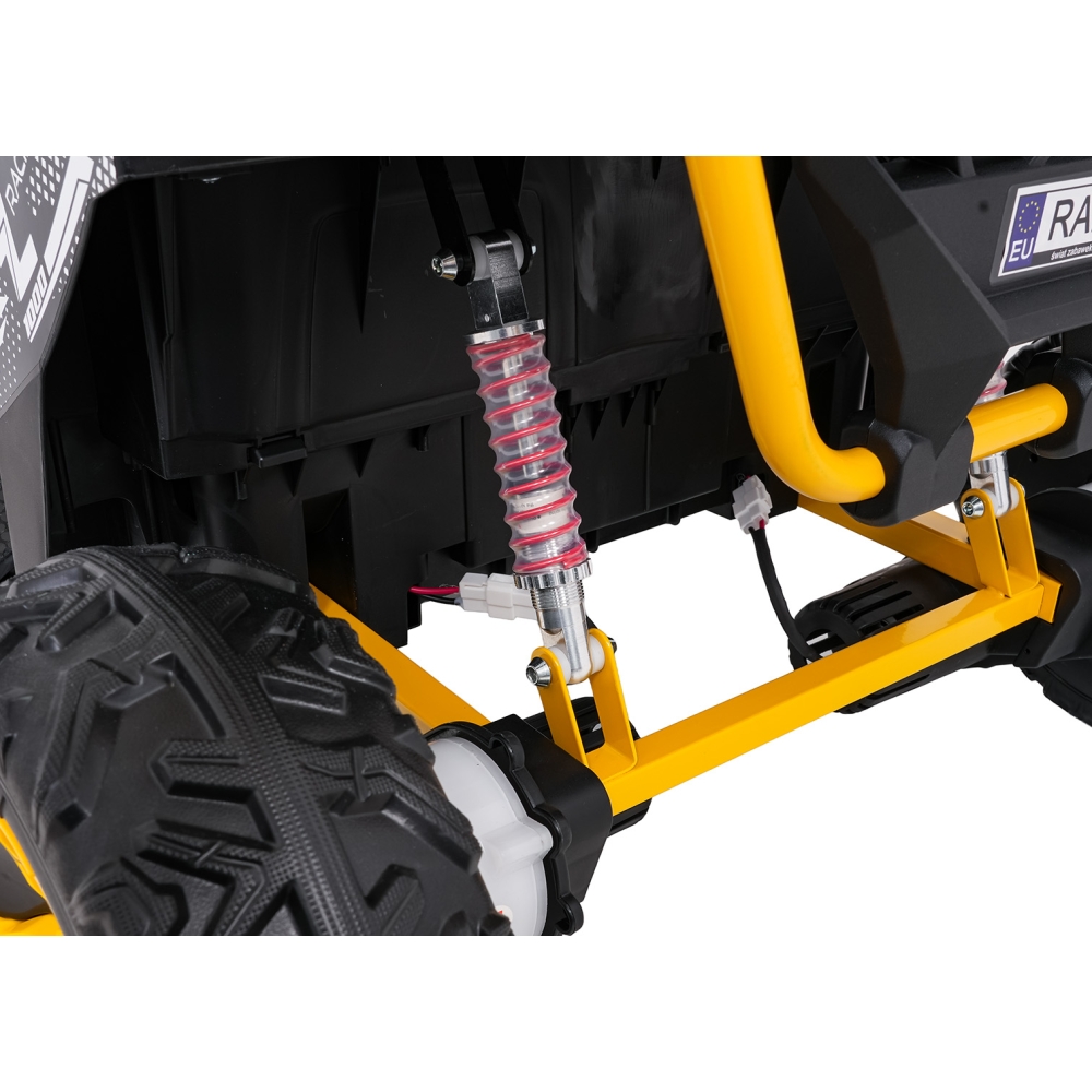 Elektrinis Buggy UTV SPEED, White-Elektromobiliai vaikams, Keturračiai ir bagiai-e-vaikas