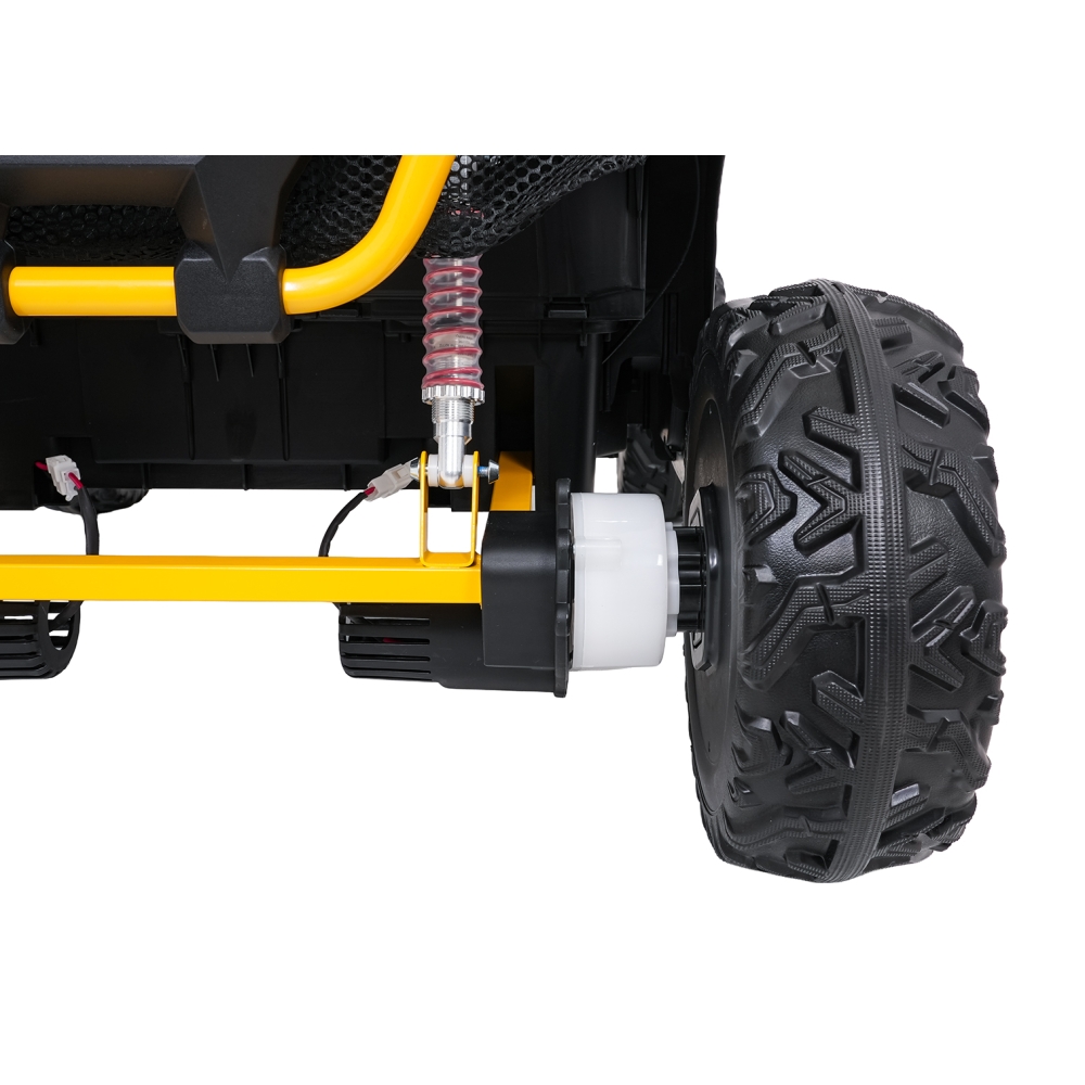 Elektrinis Buggy UTV SPEED, White-Elektromobiliai vaikams, Keturračiai ir bagiai-e-vaikas