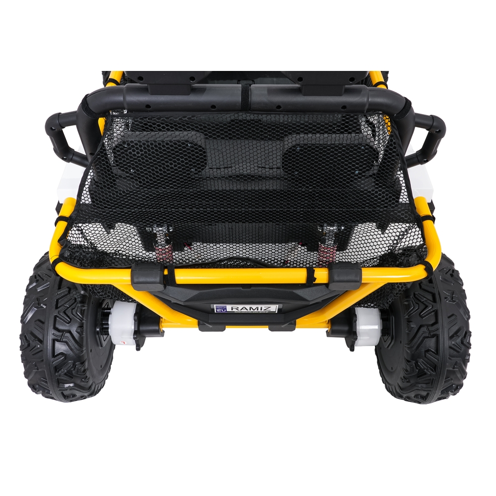 Elektrinis Buggy UTV SPEED, White-Elektromobiliai vaikams, Keturračiai ir bagiai-e-vaikas