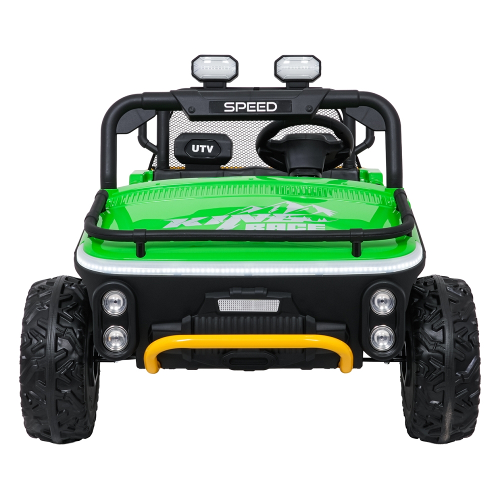 Elektrinis Buggy UTV SPEED, Green-Elektromobiliai vaikams, Keturračiai ir bagiai-e-vaikas
