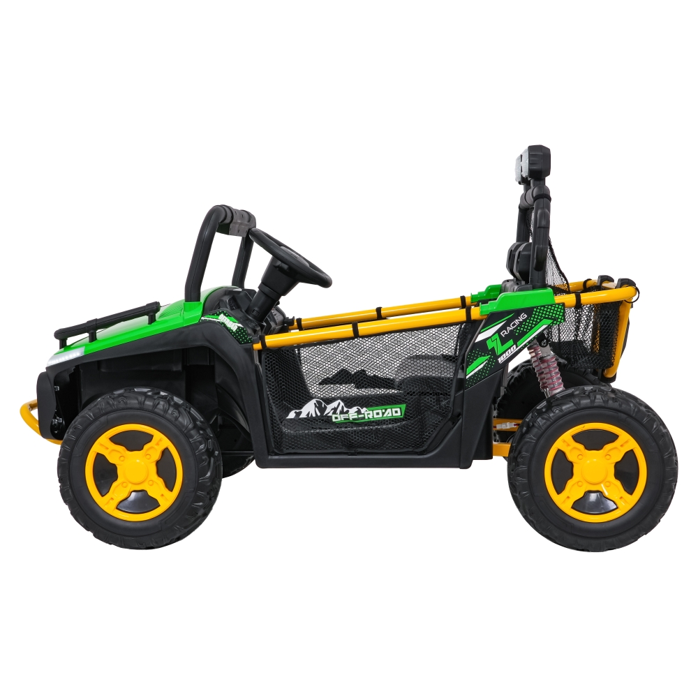 Elektrinis Buggy UTV SPEED, Green-Elektromobiliai vaikams, Keturračiai ir bagiai-e-vaikas