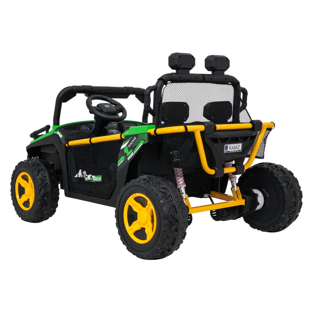 Elektrinis Buggy UTV SPEED, Green-Elektromobiliai vaikams, Keturračiai ir bagiai-e-vaikas