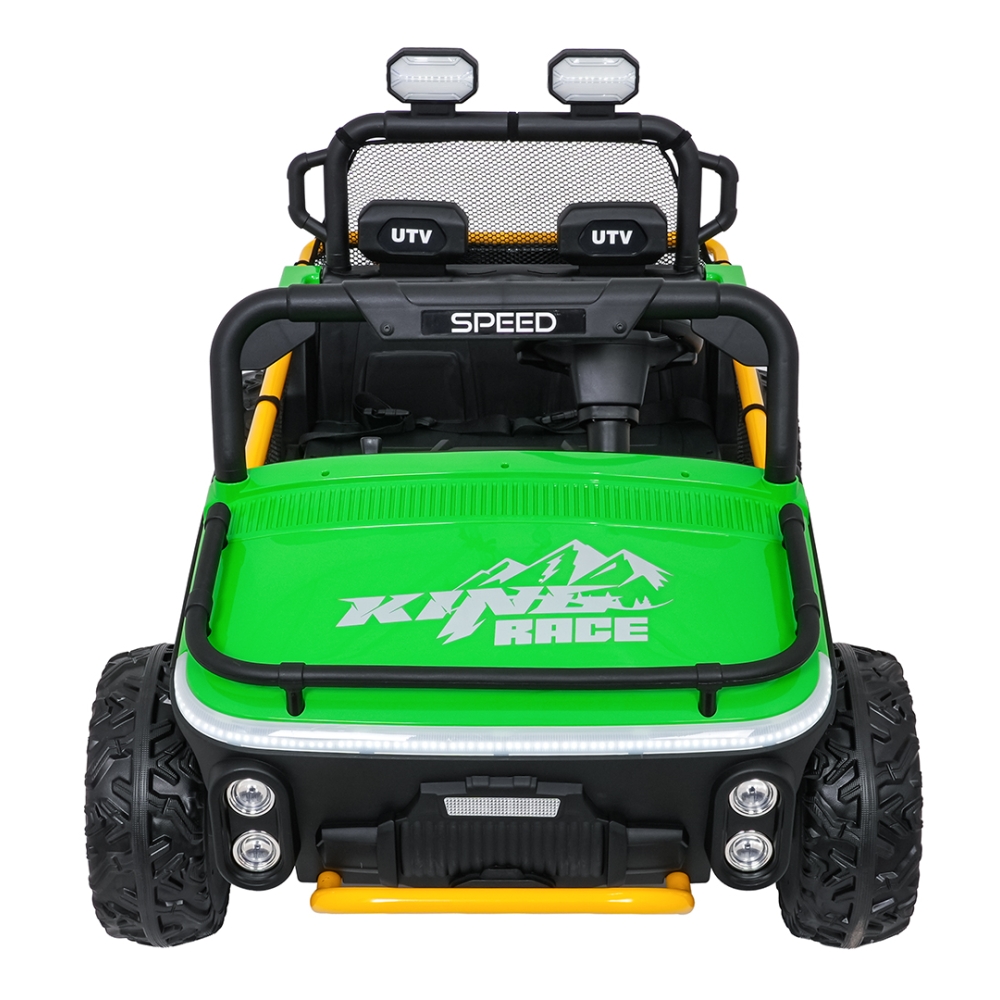 Elektrinis Buggy UTV SPEED, Green-Elektromobiliai vaikams, Keturračiai ir bagiai-e-vaikas