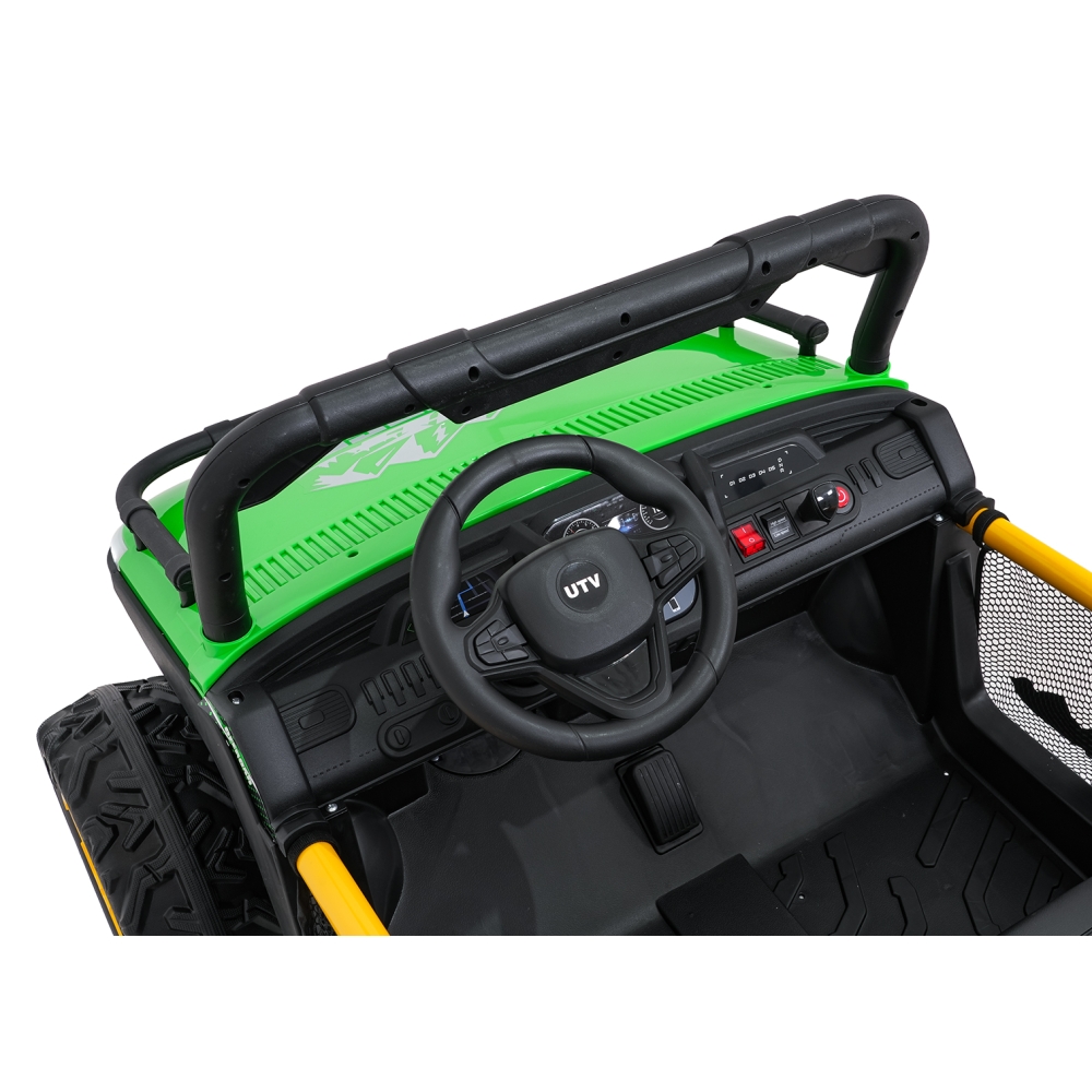 Elektrinis Buggy UTV SPEED, Green-Elektromobiliai vaikams, Keturračiai ir bagiai-e-vaikas