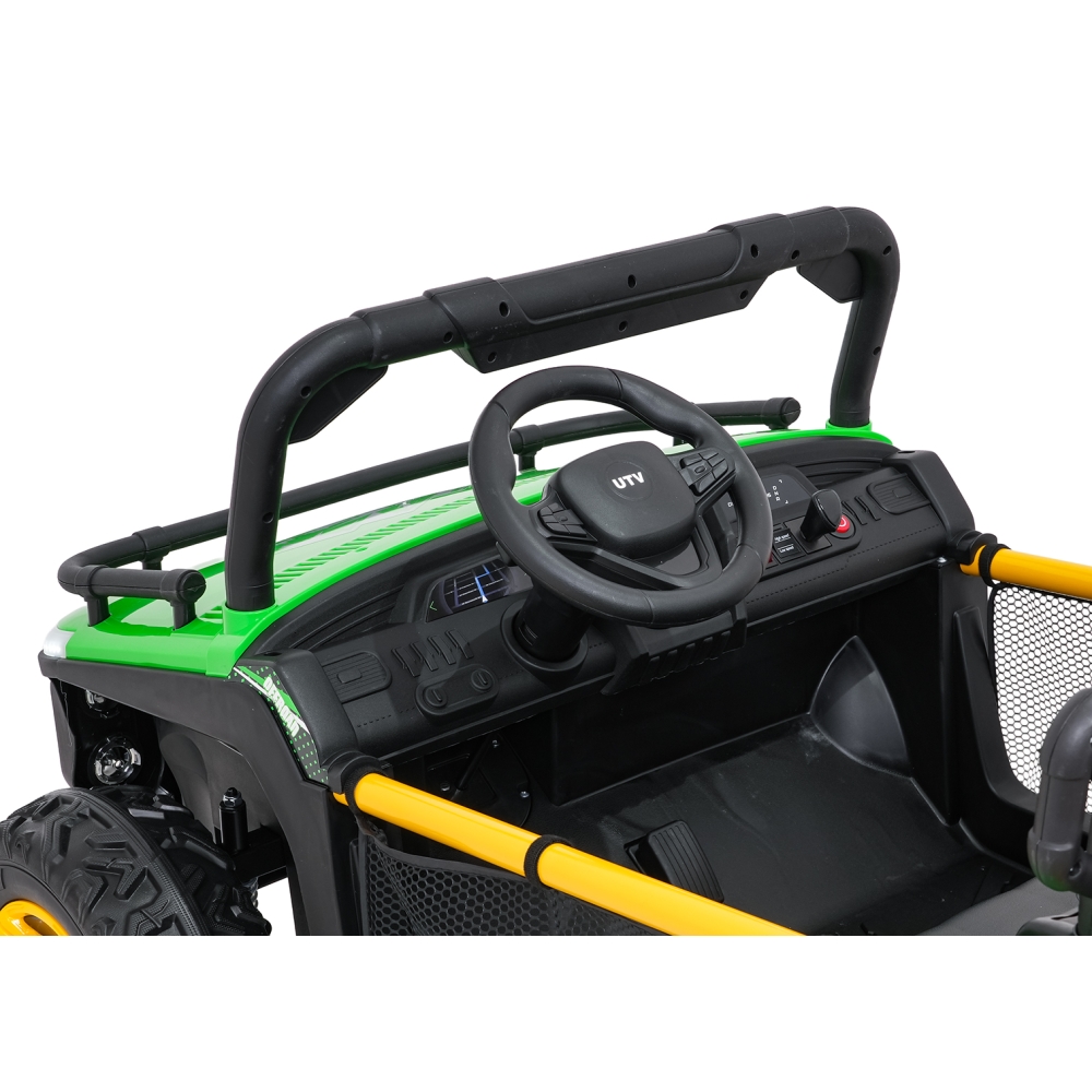 Elektrinis Buggy UTV SPEED, Green-Elektromobiliai vaikams, Keturračiai ir bagiai-e-vaikas