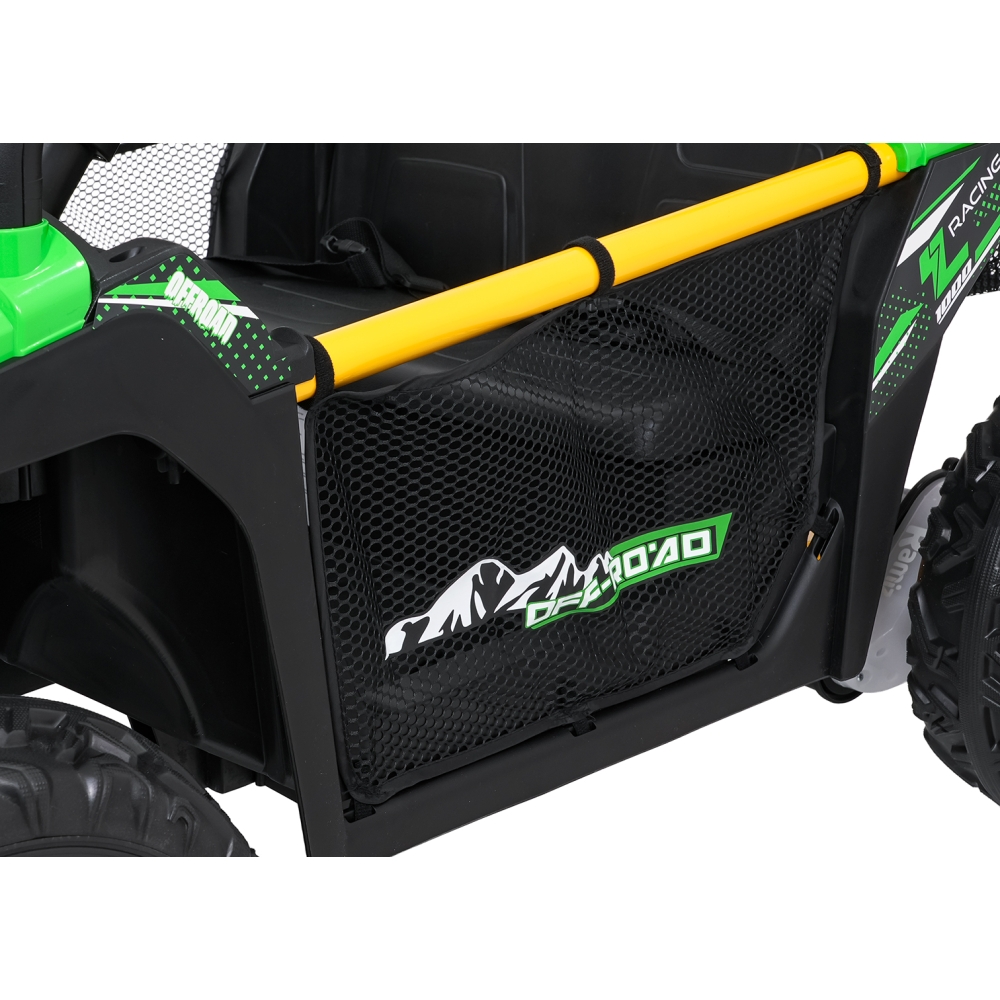 Elektrinis Buggy UTV SPEED, Green-Elektromobiliai vaikams, Keturračiai ir bagiai-e-vaikas