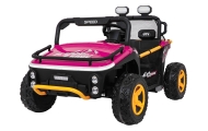 Elektrinis Buggy UTV SPEED, Pink-Elektromobiliai vaikams, Keturračiai ir bagiai-e-vaikas