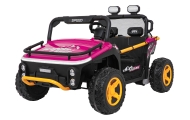 Elektrinis Buggy UTV SPEED, Pink-Elektromobiliai vaikams, Keturračiai ir bagiai-e-vaikas