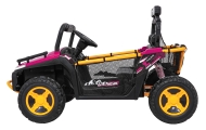 Elektrinis Buggy UTV SPEED, Pink-Elektromobiliai vaikams, Keturračiai ir bagiai-e-vaikas