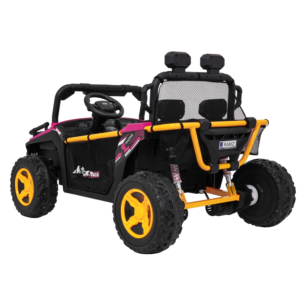 Elektrinis Buggy UTV SPEED, Pink-Elektromobiliai vaikams, Keturračiai ir bagiai-e-vaikas