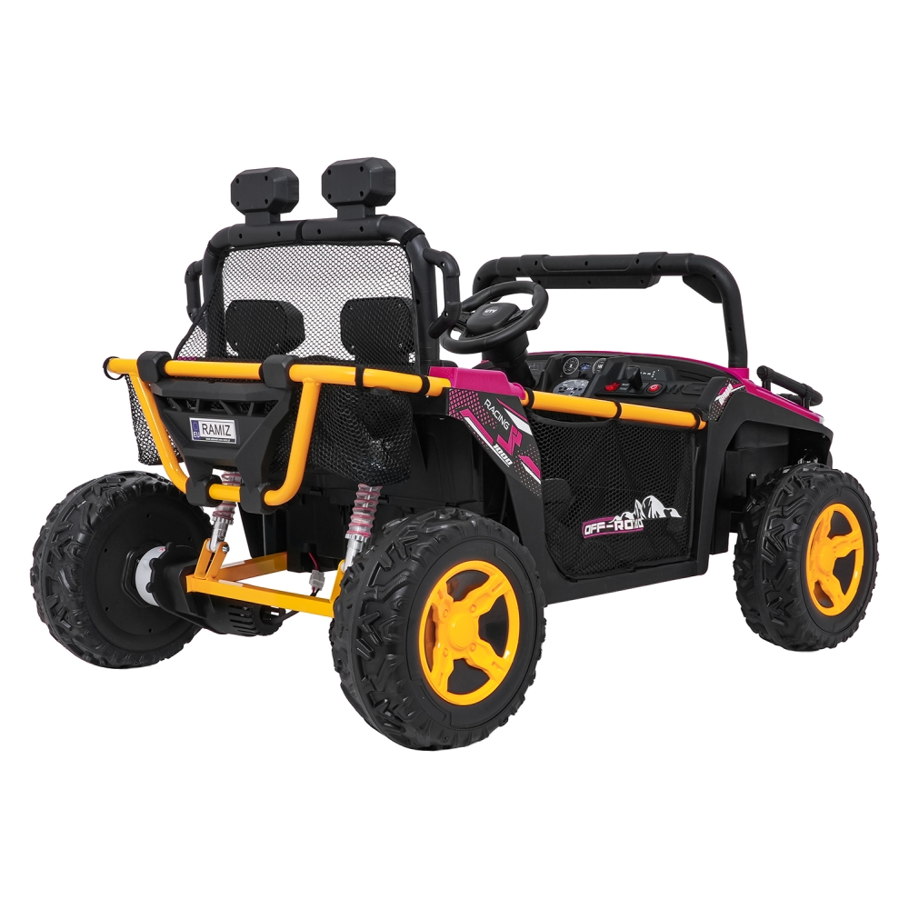 Elektrinis Buggy UTV SPEED, Pink-Elektromobiliai vaikams, Keturračiai ir bagiai-e-vaikas