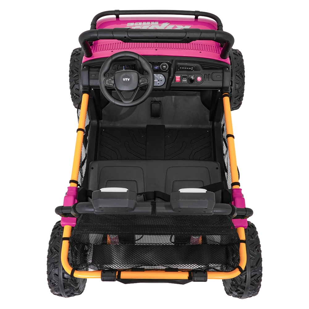 Elektrinis Buggy UTV SPEED, Pink-Elektromobiliai vaikams, Keturračiai ir bagiai-e-vaikas