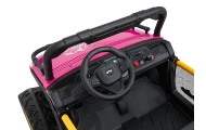 Elektrinis Buggy UTV SPEED, Pink-Elektromobiliai vaikams, Keturračiai ir bagiai-e-vaikas