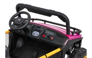 Pojazd Buggy UTV SPEED Różowy