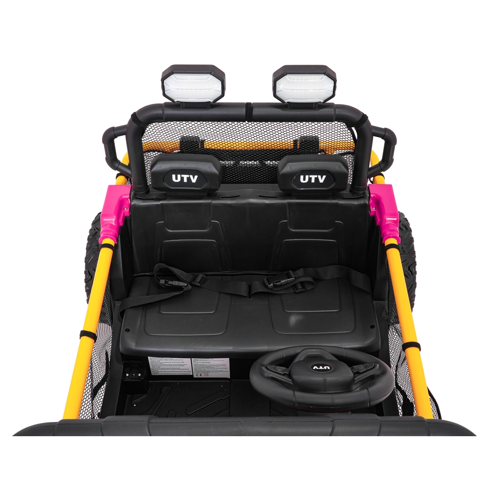 Elektrinis Buggy UTV SPEED, Pink-Elektromobiliai vaikams, Keturračiai ir bagiai-e-vaikas
