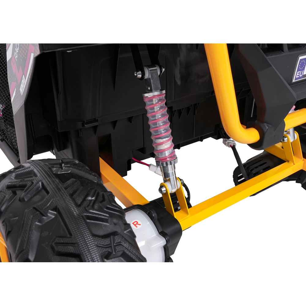 Elektrinis Buggy UTV SPEED, Pink-Elektromobiliai vaikams, Keturračiai ir bagiai-e-vaikas