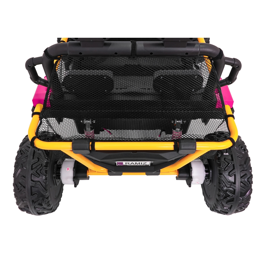 Elektrinis Buggy UTV SPEED, Pink-Elektromobiliai vaikams, Keturračiai ir bagiai-e-vaikas