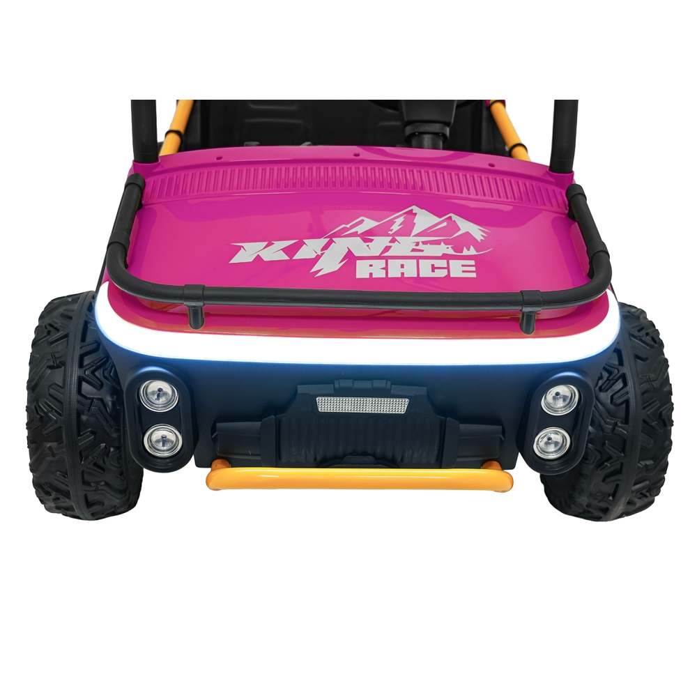 Elektrinis Buggy UTV SPEED, Pink-Elektromobiliai vaikams, Keturračiai ir bagiai-e-vaikas