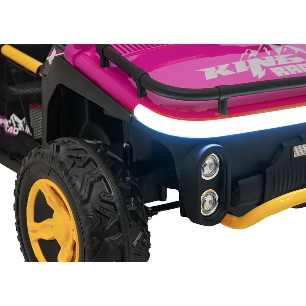 Elektrinis Buggy UTV SPEED, Pink-Elektromobiliai vaikams, Keturračiai ir bagiai-e-vaikas