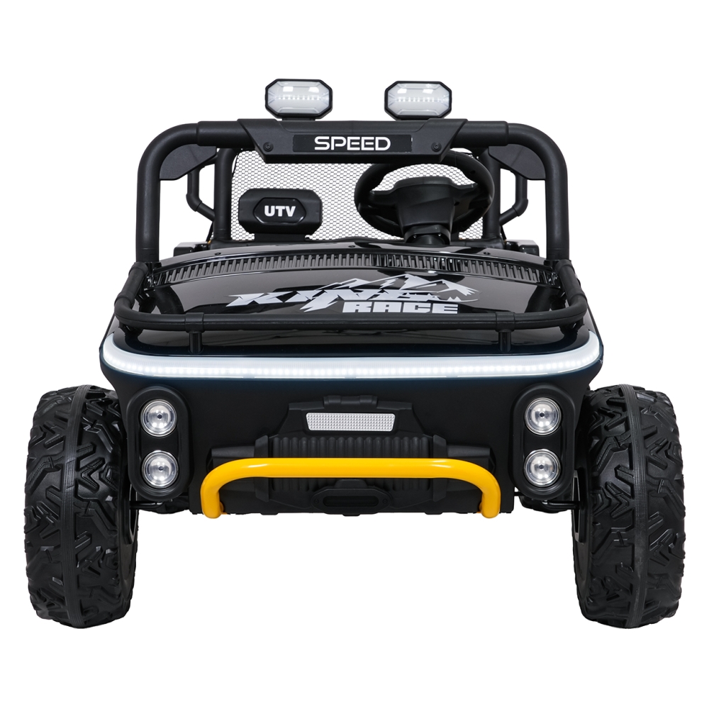 Elektrinis Buggy UTV SPEED, Black-Elektromobiliai vaikams, Keturračiai ir bagiai-e-vaikas
