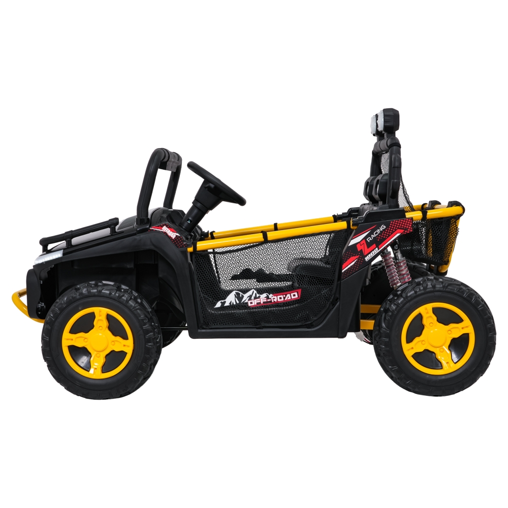 Elektrinis Buggy UTV SPEED, Black-Elektromobiliai vaikams, Keturračiai ir bagiai-e-vaikas