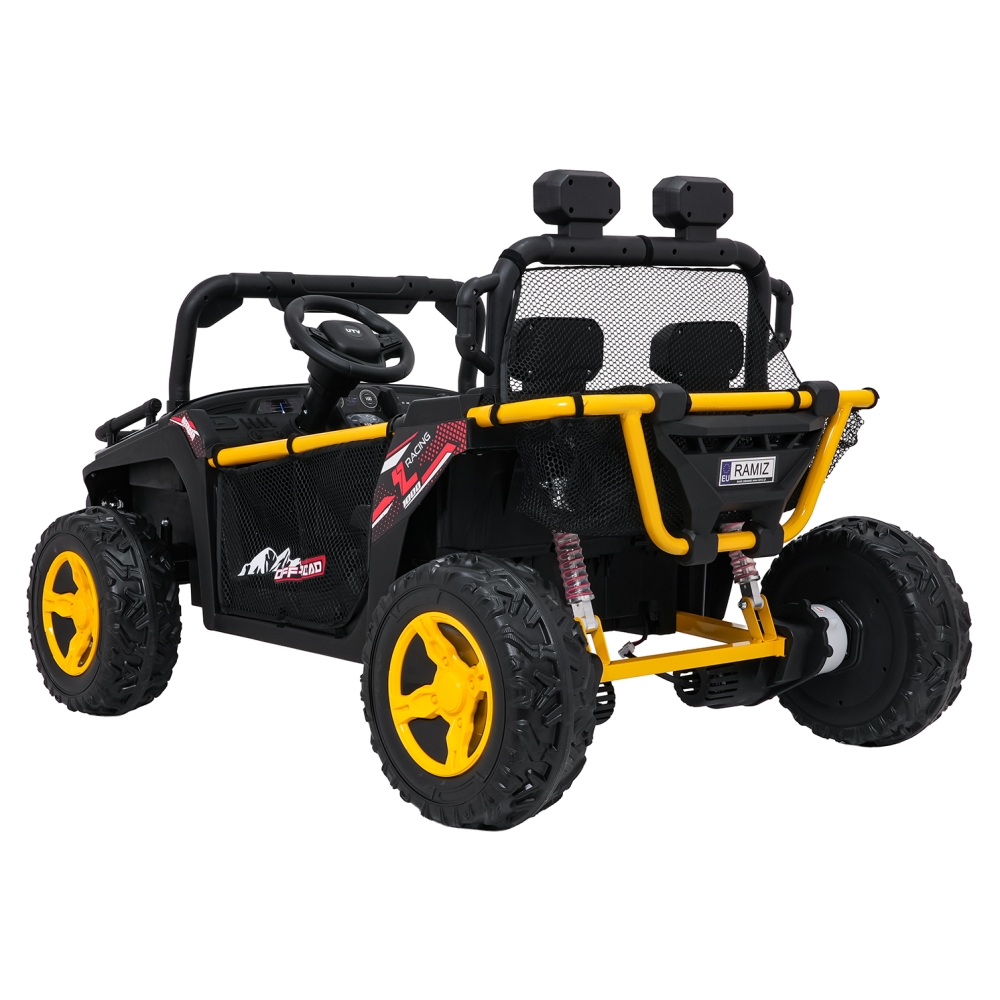 Elektrinis Buggy UTV SPEED, Black-Elektromobiliai vaikams, Keturračiai ir bagiai-e-vaikas