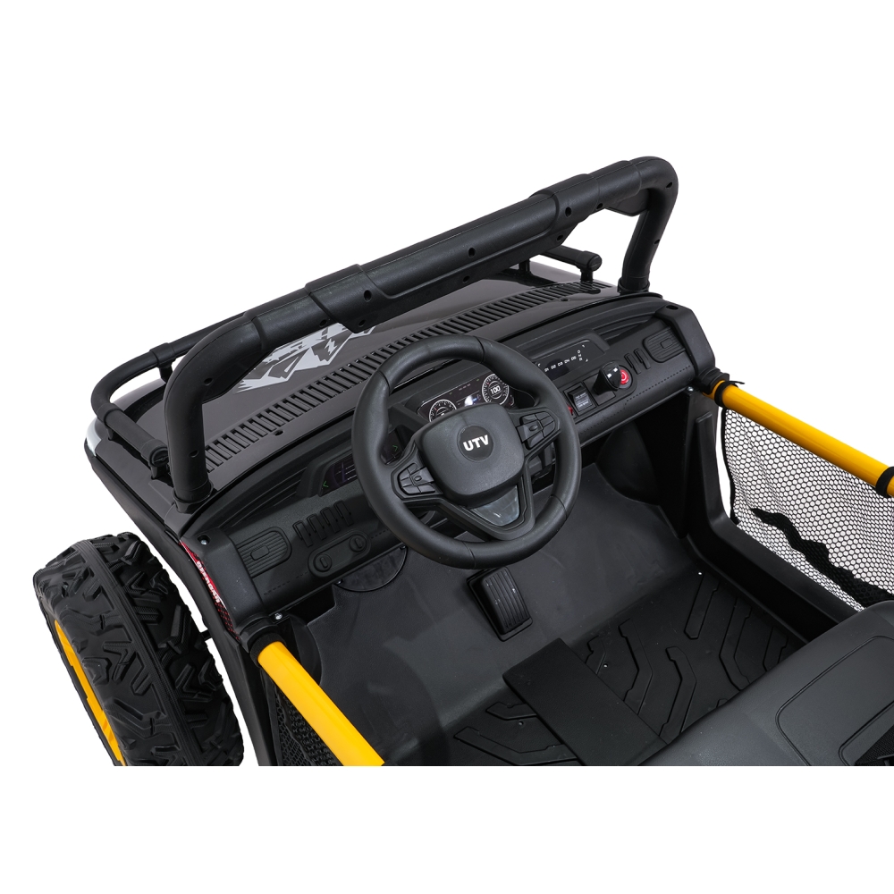 Elektrinis Buggy UTV SPEED, Black-Elektromobiliai vaikams, Keturračiai ir bagiai-e-vaikas