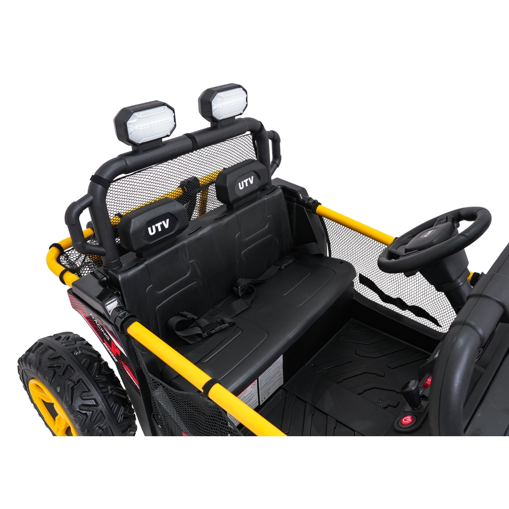 Elektrinis Buggy UTV SPEED, Black-Elektromobiliai vaikams, Keturračiai ir bagiai-e-vaikas