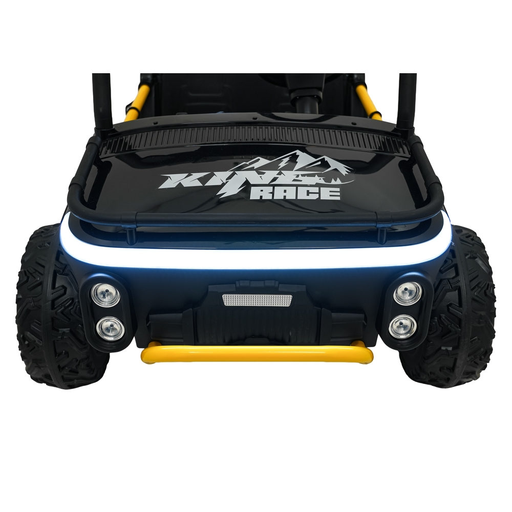 Elektrinis Buggy UTV SPEED, Black-Elektromobiliai vaikams, Keturračiai ir bagiai-e-vaikas